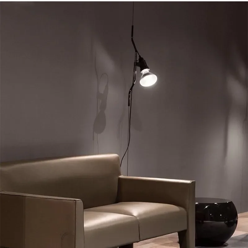 Włoski design Lampa wisząca dla rodziców Nowoczesna lampa narożna do salonu do wystroju hotelu Minimalistyczna lampka nocna LED wisząca