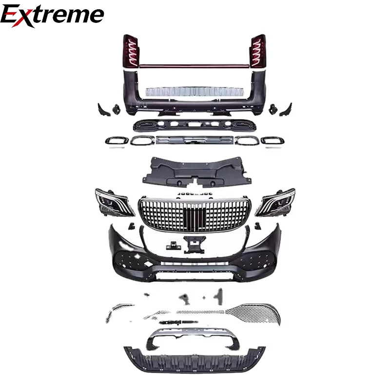 Auto Tuning Accessories Body Kit for Mercedes-Benz Vito W447 Upgrade 18 VS600 AMG Auto Parts Refurbished Body Kit