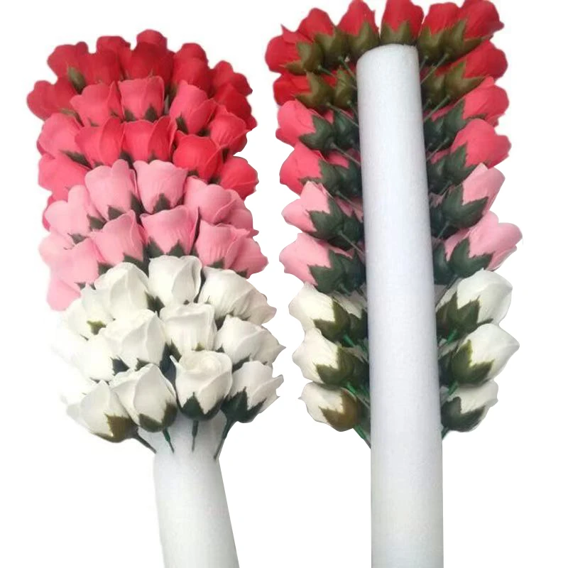 Length 200cm Diameter 4cm Foam Rod Arch Artificial Flower Arrangement Foam Decoration Multi-Purpose Random DIY Cutting Size Foam