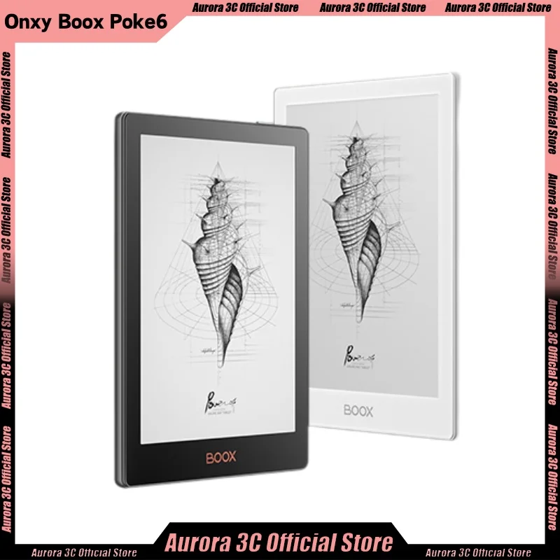 Onxy Boox Poke6 E-Book Reader Electronic Ink Screen 6inches 300ppi Smart Eye Protection Electronic Custom Paper Ebook Reader