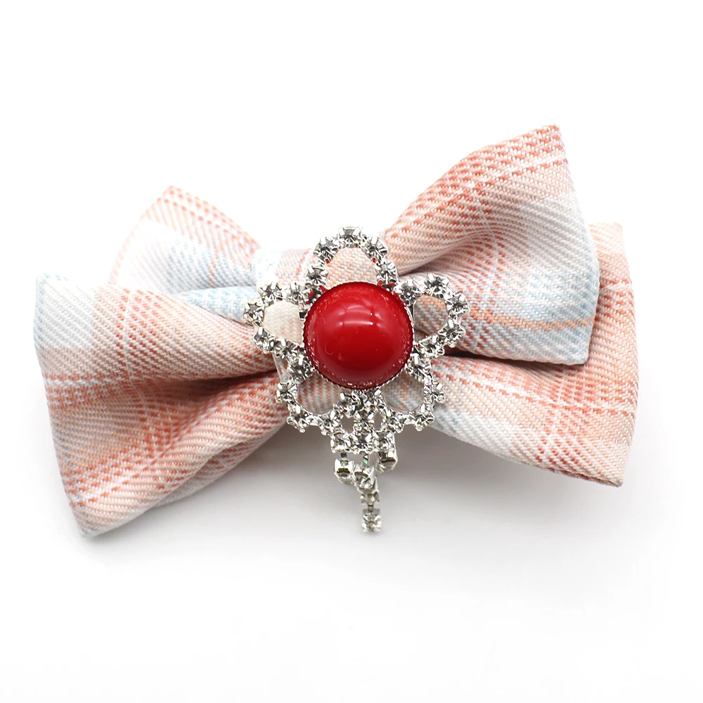 Colorful pearl flower diamond brooch set with diamond tassel accessories, handmade headwear, clothing accessories, 5 pieces set