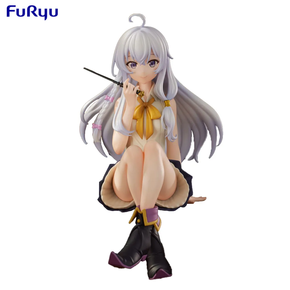 In Stock Original  FuRyu Noodle Stopper Figure  Majo No Tabitabi - Elaina Anime Figure Action Figure Model Decoration