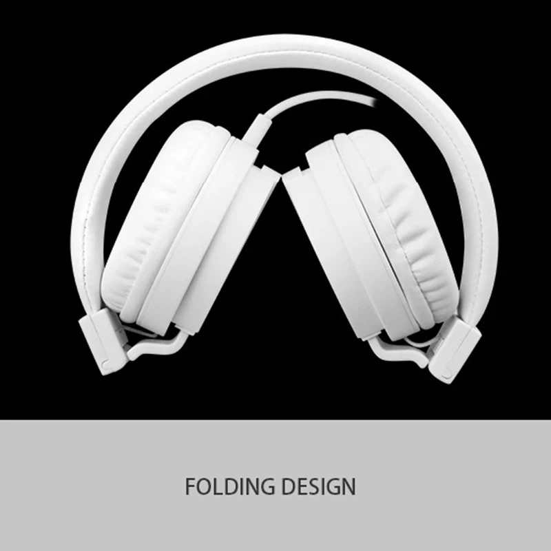 Tai Nghe Gorsun GS778 Tai Nghe Bass Tai Nghe Trẻ Em Người Lớn Stereo Có Thể Gấp Lại 3,5Mm AUX Siêu Âm Thanh Cho Điện Thoại MP3 MP4 Không Sạc trắng Đen