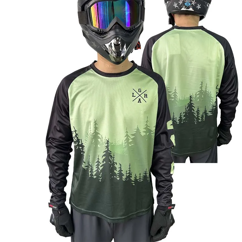 AliExpress LRGA Loose Riders 2026 Men's Long Sleeve T-Shirt Quick-Drying Breathable Summer Sports Cycling Jersey Comfortable Fit