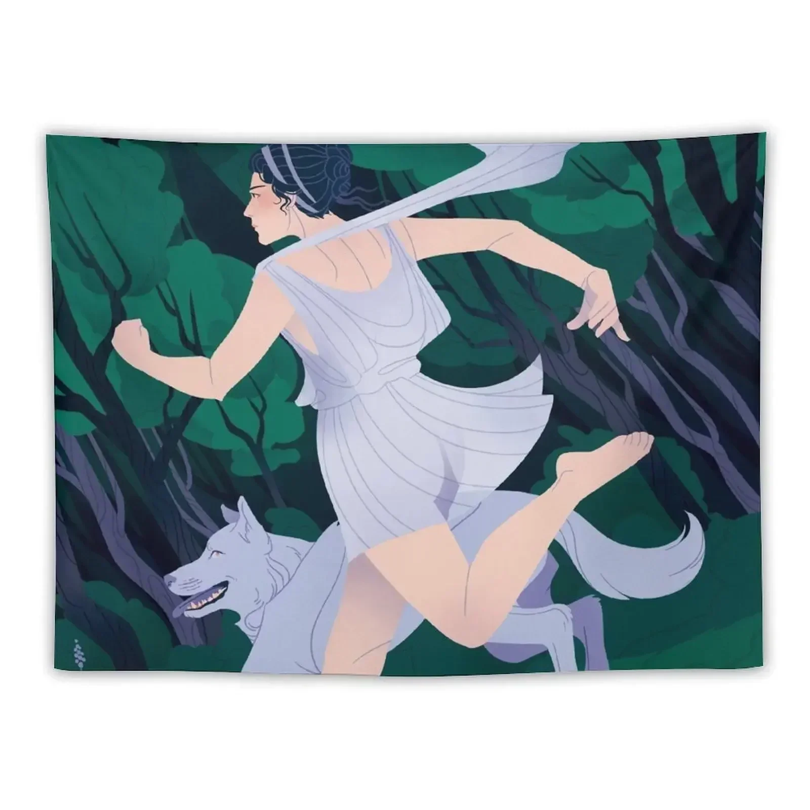

Diana in the Woods Tapestry Carpet On The Wall Room Decor Cute Tapestry
