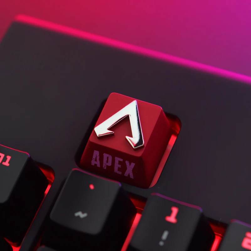 Keycaps Mechanical Keyboard Keycaps Apex Hero Game Peripheral Mechanical Keyboard Zinc Aluminum Alloy Metal Personalized Keycap