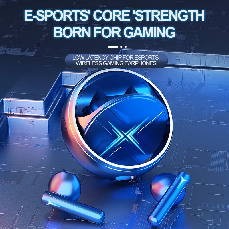 Soleeanre-auriculares inalámbricos para videojuegos, cascos deportivos con anillo de aluminio, aleación de Metal, efecto de luz Starburst