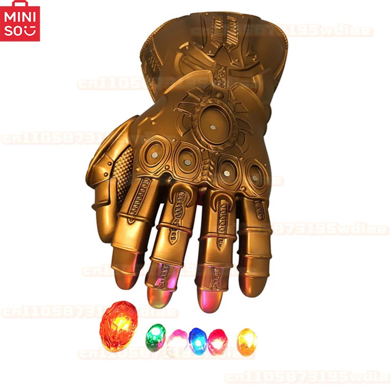 

Thanos Infinity Gauntlet Light Glove for Adult Kids Cosplay Mask Helmet LED Stones Golve Halloween Carnival Costume Props