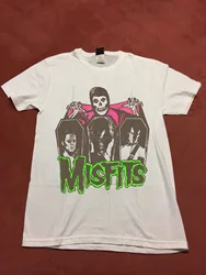 Vintage 1980S Misfits Eviive Tshirt Reimpressão Tamanho Eua