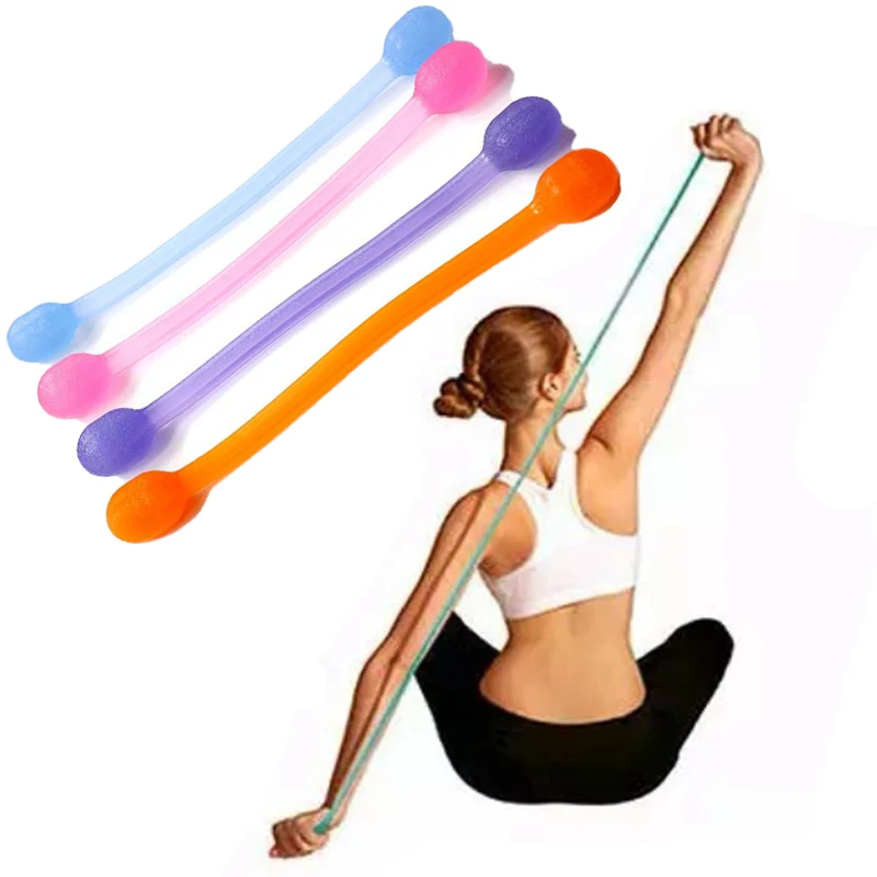 

Балетная открытая веревка для разминки, йога, раллийный фитнес, открытое плечо, эластичный пояс с одним словом, снимает усталость