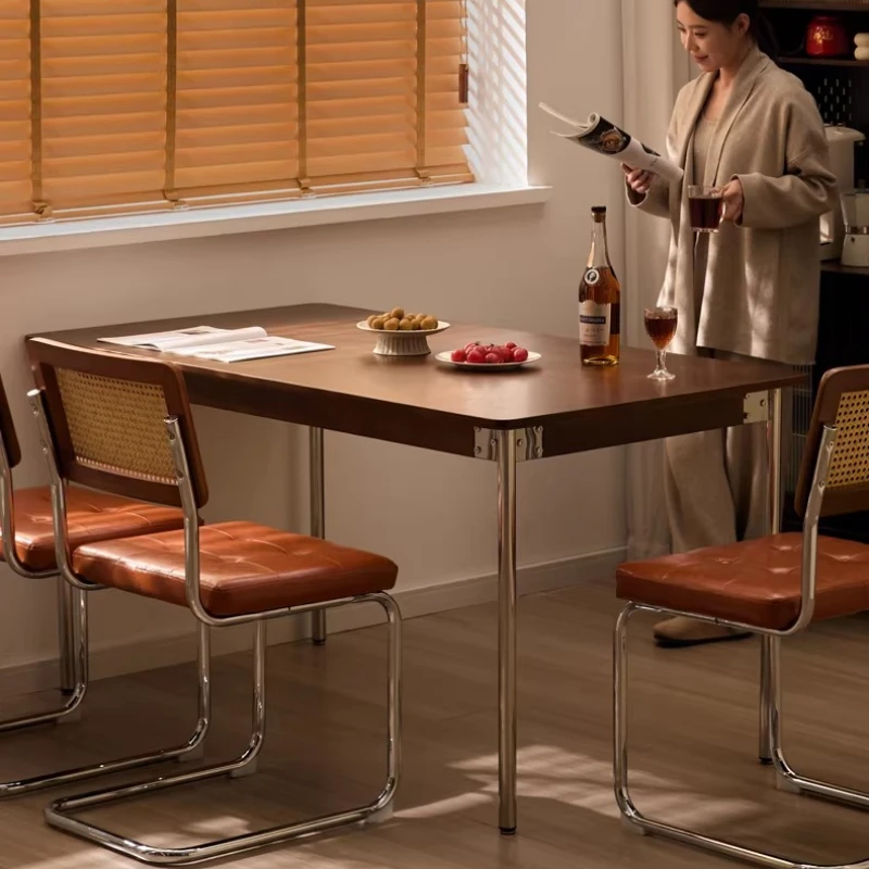 Interior Restaurant Dining Tables Lounge Cheap Kitchen High Dining Tables Transformer Mesas Comedor Furnitures For Dining