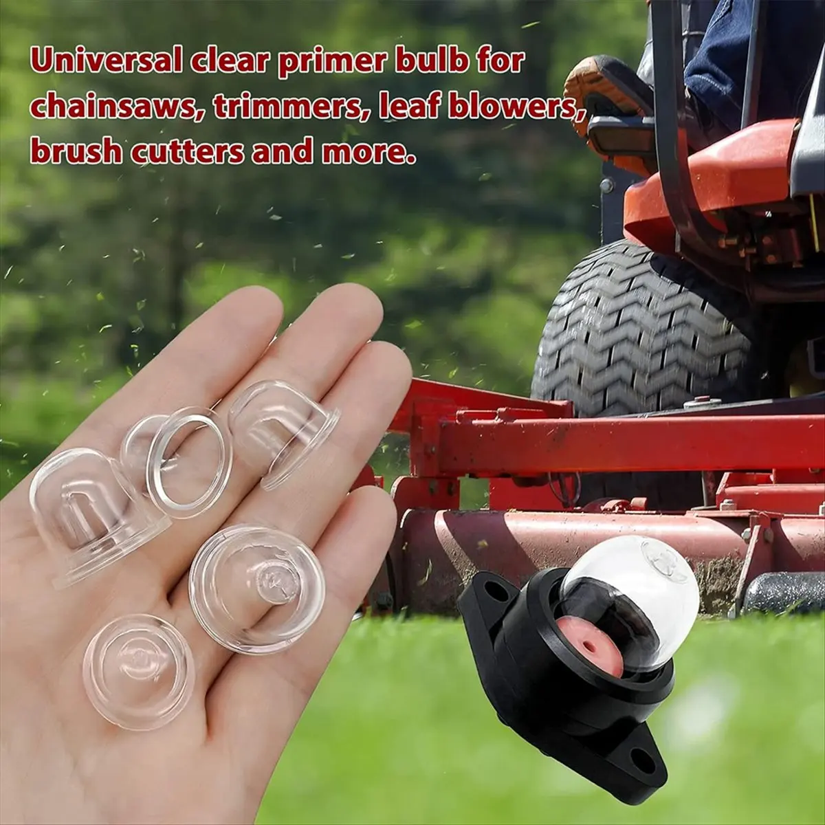 

(ABAB) 200 шт. 22 мм 19 мм Помпа-шарики для карбюратора (праймер-бульб) совместимы с бензопилами Weedeater