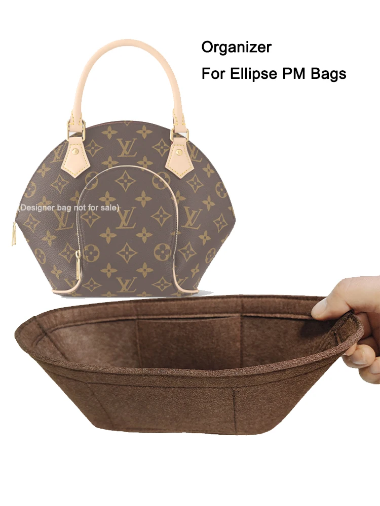 Inner Bags For Ellipse PM Felt Insert Bag Organizer Makeup Travel Purse Portable Cosmetic Storage Tote Bag Accessories