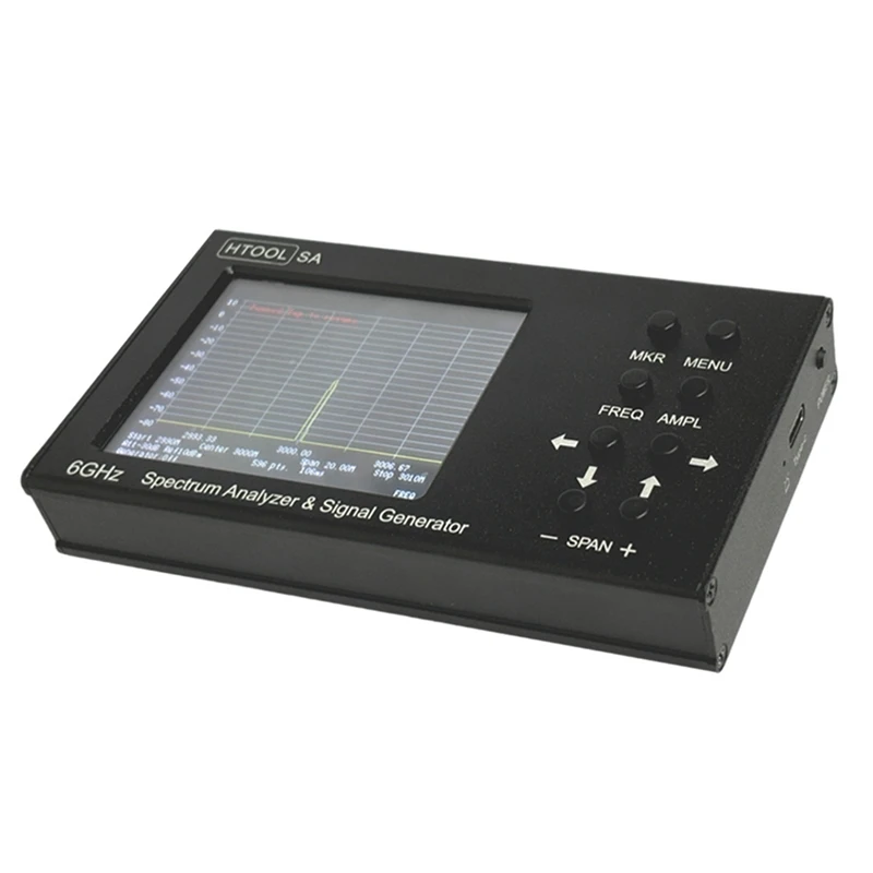 HTOOL-SA 6G Handheld Digital Spectrum Analyzer Signal Generator 35-6200Mhz For 3G 4G LTE CDMA DCS GSM GPRS GLONASS