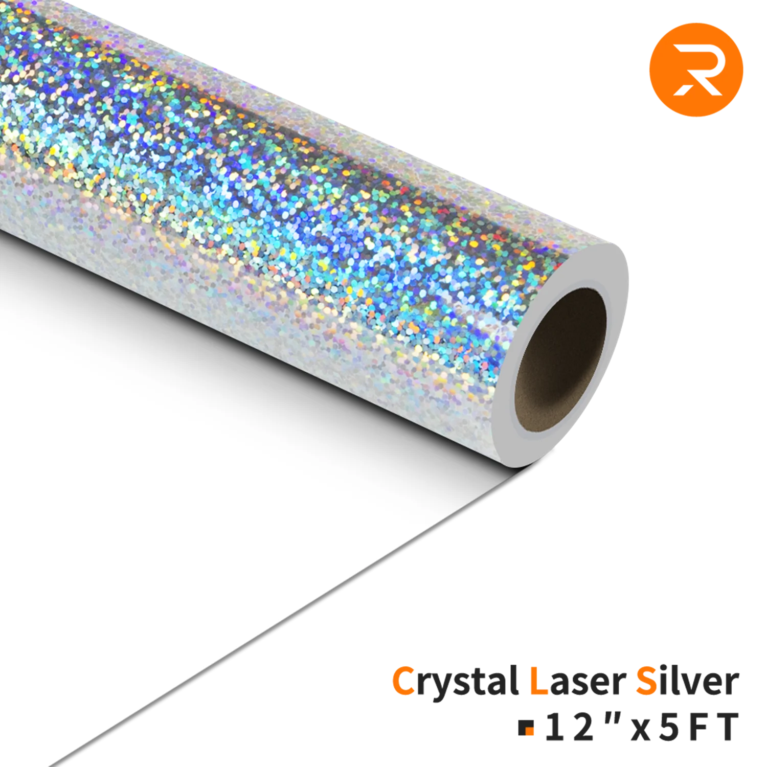 HTVRONT 30x15 0 سنتيمتر/12X5ft الليزر قوس قزح اللون لامع نقل الحرارة لفافة خلات الفينيل ل Cricut لتقوم بها بنفسك تي شيرت الحرفية الحديد على HTV فيلم