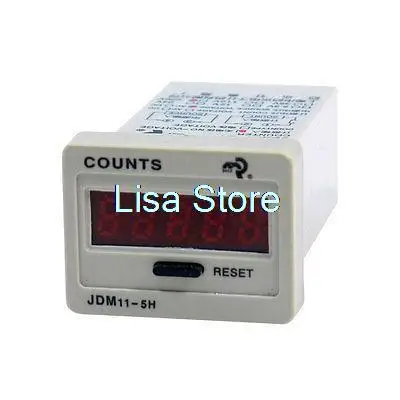 AC 220V No-Voltage Input 0-99999 5 Digits LED Display Accumulator Counter