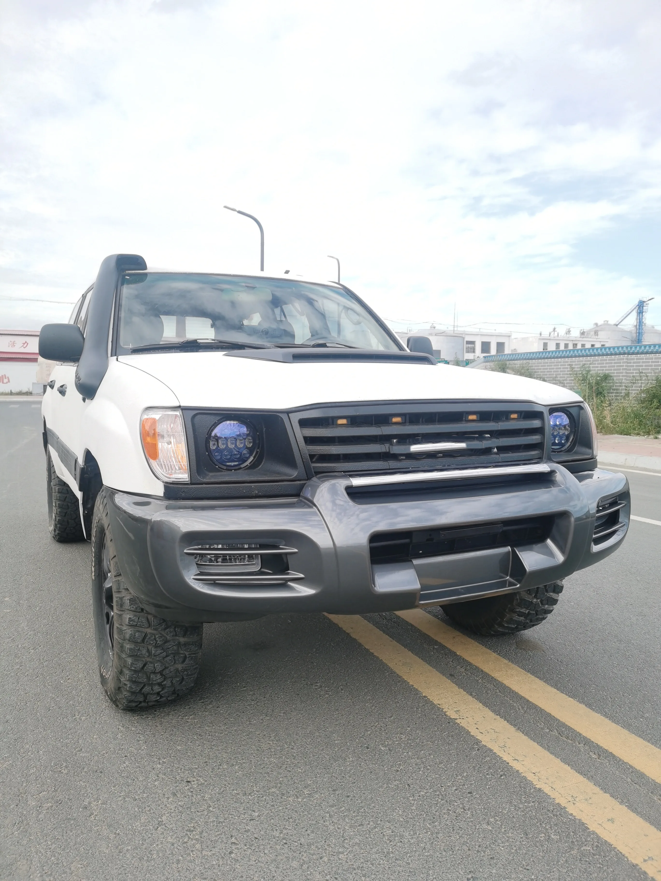 Autoteile Wide Body Kits ABS Auto Frontstoßstange Passend für Land Cruiser LC100 1998–2006