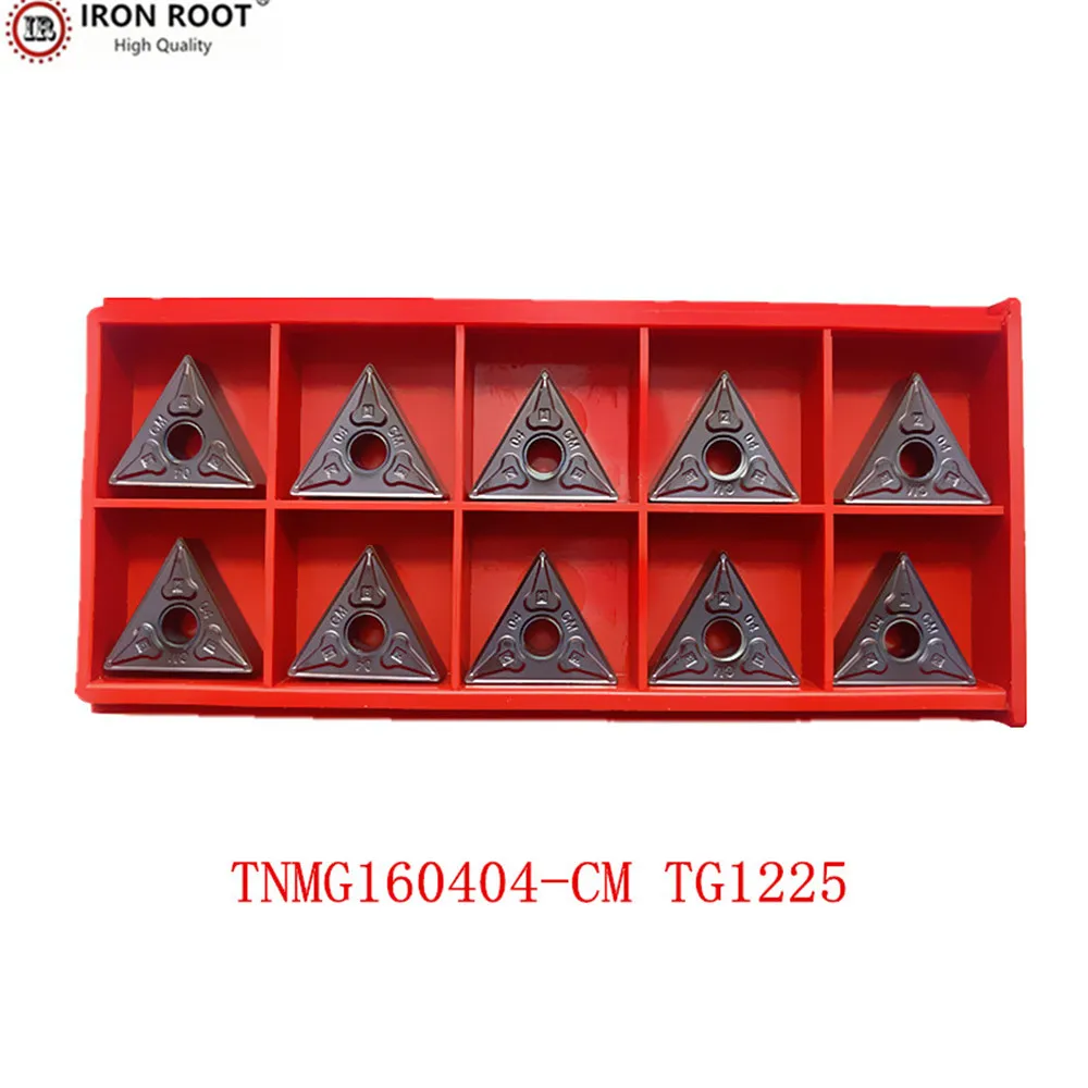 IRON ROOT TNMG160404,TNMG160408,-CM,-MM,-EF,TG1225 CNC Lathe Turning Tool Carbide Turning Tool Insert for  MTLNR,MTFNR,MTGNR