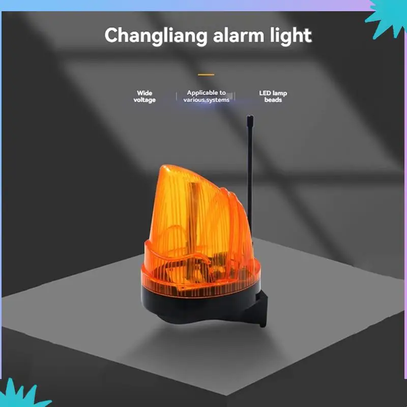 ABZW 2X 12V-220V LED 알람 빛 스트로브 깜박임 비상 경고 램프 자동 게이트 오프너에 대 한 벽 마운트