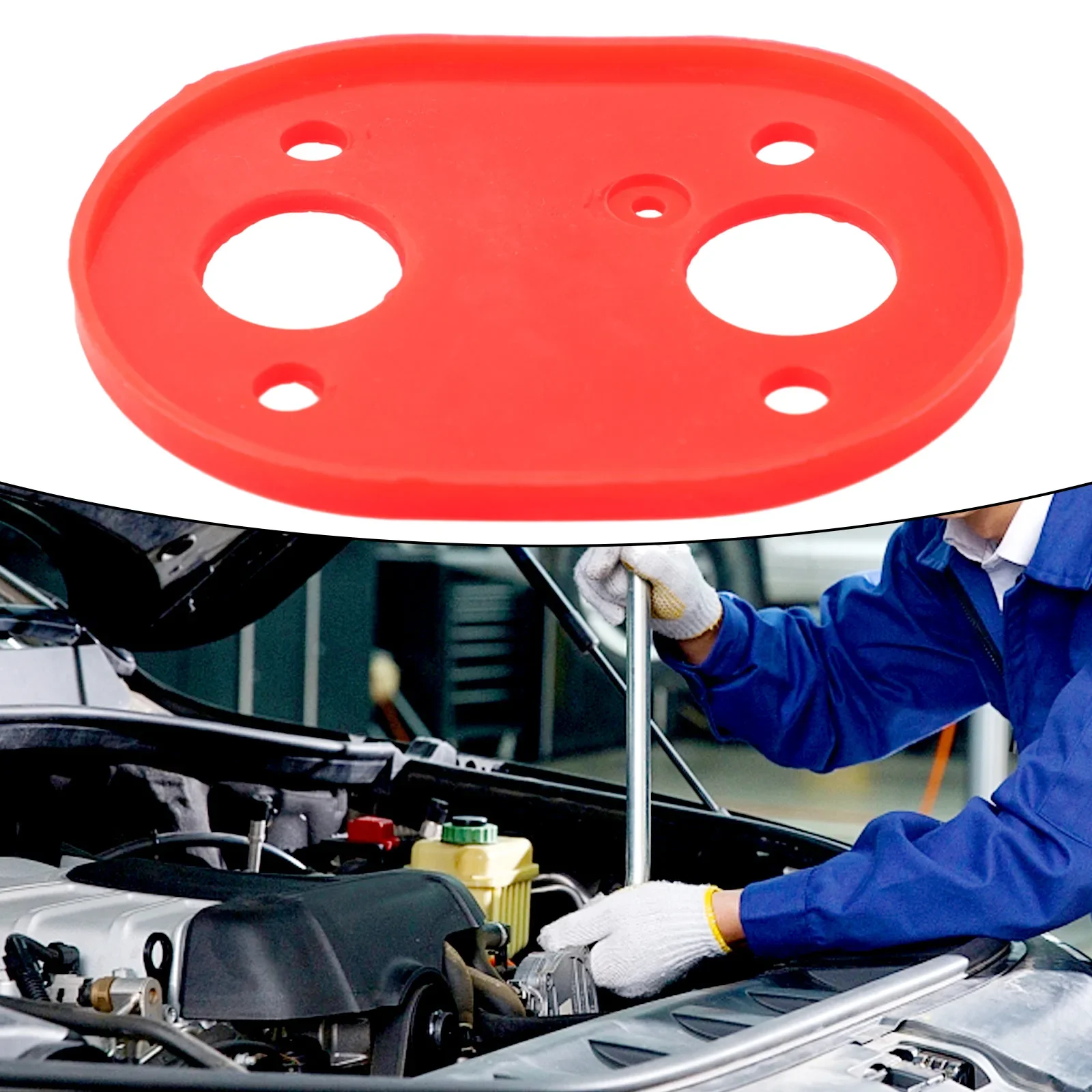 Car Red Gasket Seal Washer Silica Gel Red Base Pad Seal Gasket Joint For Webasto Air Diesel Parking Heater 10.9cm Heater Parts