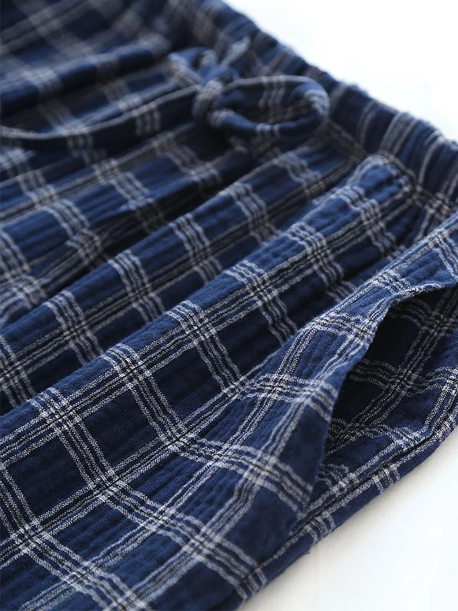 Spodnie od piżamy Męskie cienkie spodnie na wiosnę i jesień Plus Size Casual Loose Summer Single Pants Można nosić poza domem Spodnie — zdjęcie 6