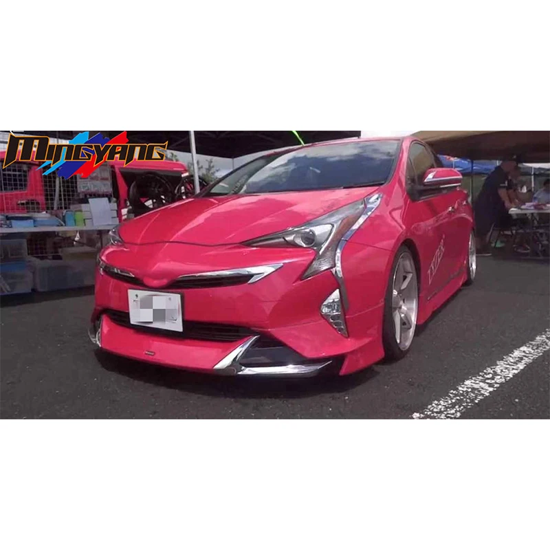 

ZAIQU Jiuzhou Auto Modelista PP Plastics Body Kit Front Lip Side Skirt Diffuser for Prius 50 2017