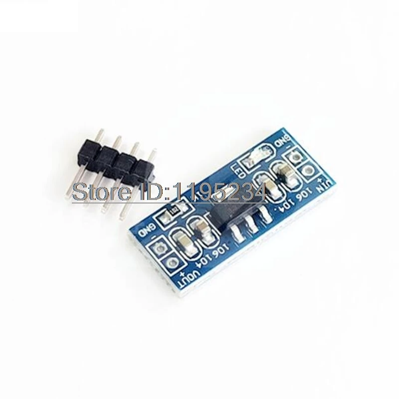 100PCS AMS1117 3.3V 5V DC-DC Step-Down power supply module AMS1117-5.0V Power  module AMS1117-3.3V LDO 800MA