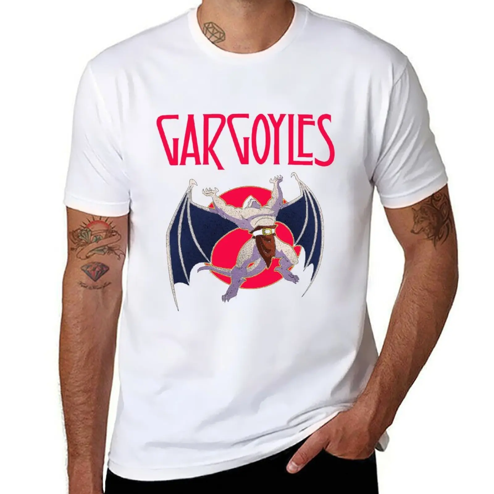 

Gargoyles Aesthetic Design Goliath T-Shirt cotton t shirts man 100% man t shirt cotton T-Shirt