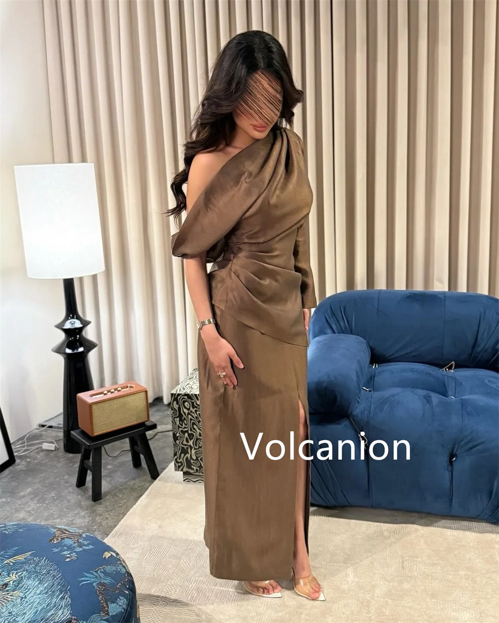 Robes mi-longues plissées personnalisées, épaules dénudées, sur mesure, pour occasions, soirée, Simple, élégante, de haute qualité