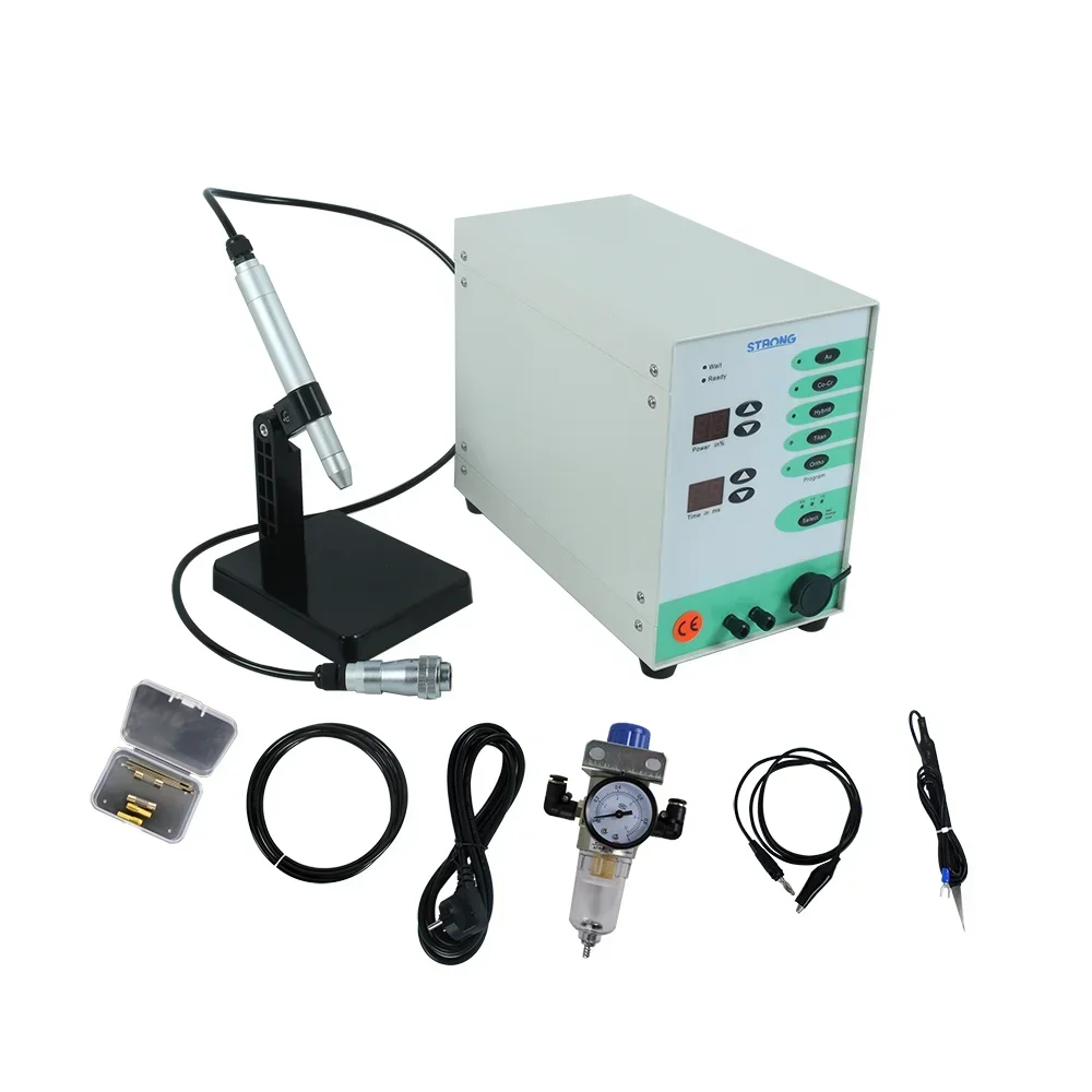 Handheld Spot Welding Machine for Jewelry Welder  for Gold Silver Eyeglass Repair Dentistry Pulse Arc Argon Soldering Equipment