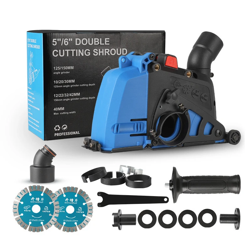 2025 Slotting Machine Angle Grinder Dust Cover Dust Cover Dust-Free Operation Can Be Connected To A Vacuum Cleaner