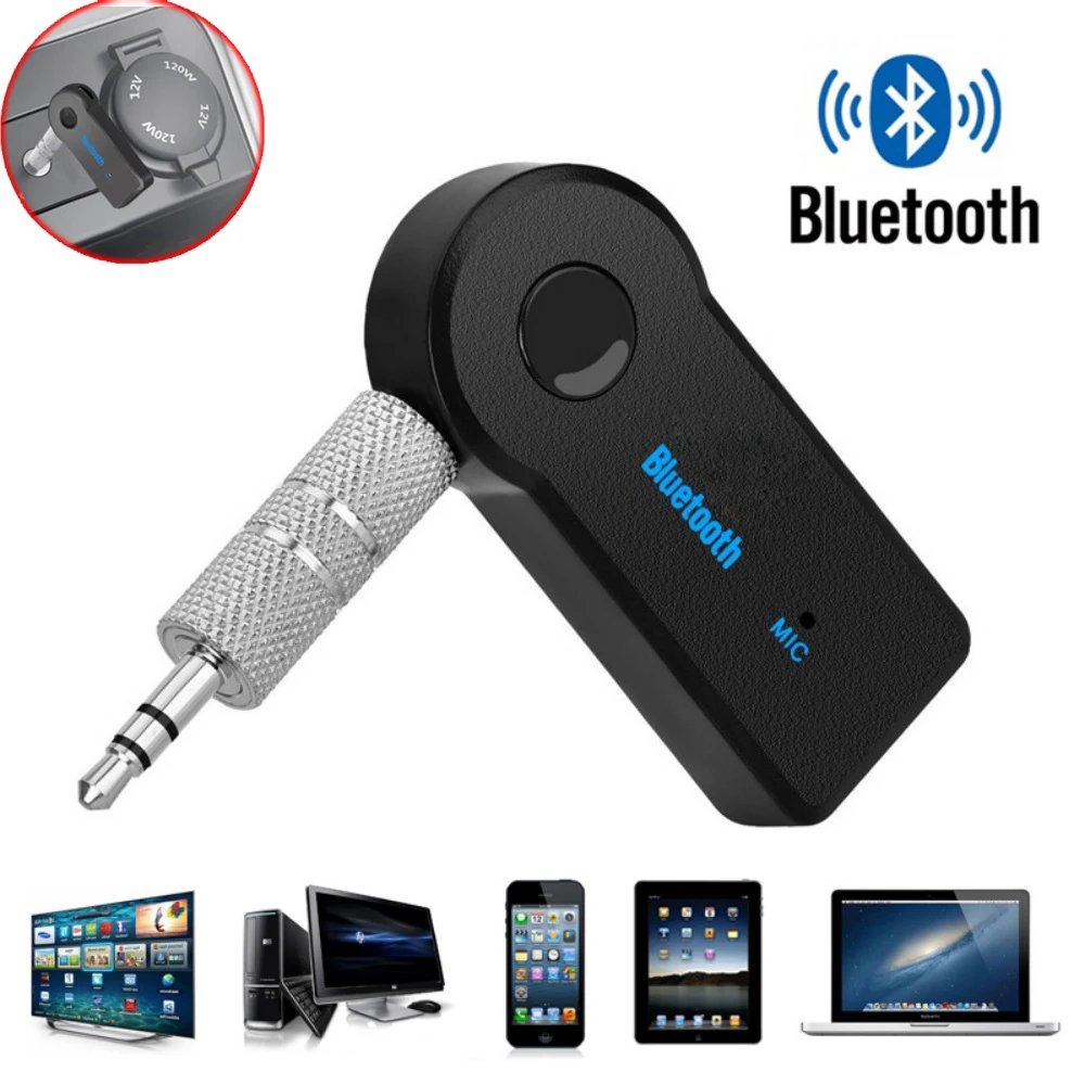 Wireless Car Bluetooth Receiver Adapter Usb 3.5mm Audio Bluetooth Mp3 FM Music Transmitter Aux