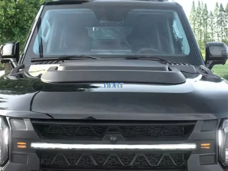 Car Style Front Engine Bonnet Hood Scoop Cover Kit Protector Decoration Accessories For Chery Jetour T2/Traveler/ICH·X K3 2023 +