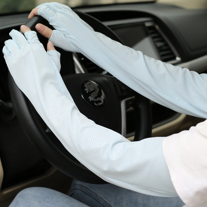 Lose Art Kühlarm Ärmel Sonnencreme Outdoor Sport Ärmel ausgesetzt Laufen Angeln Radfahren Frauen Männer Sport Fußball Golf