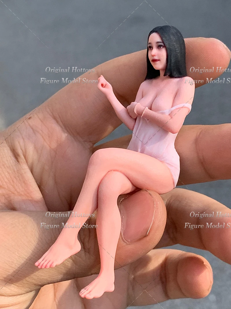 

In Stock 1/16 Scale Female Soldier Casual Spicy Girl Mini Realistic Sculpture Full Set About 7cm Action Figure Doll Gifts