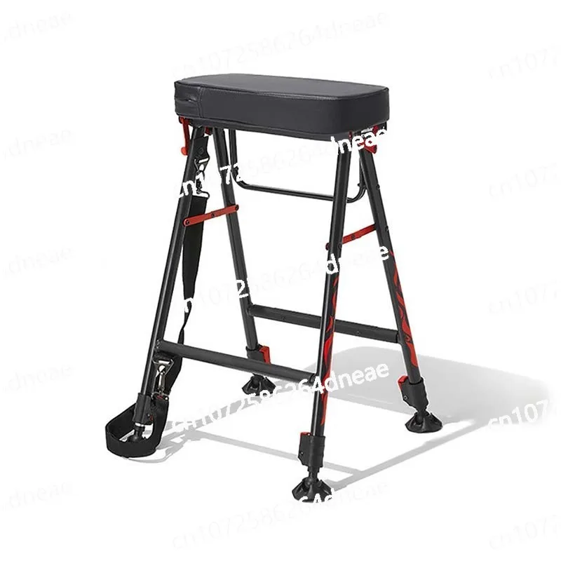 Higher Aluminium Alloy Liftable Fishing Portable Thickened Stool Folding Chair Bridge Raft Chair Bridge Fishing