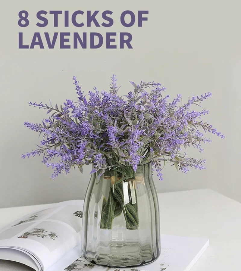 

Simulation Provence Lavender Picnic Photo Props Simulation Bouquet Home Decoration Photography Props Artificial Plants