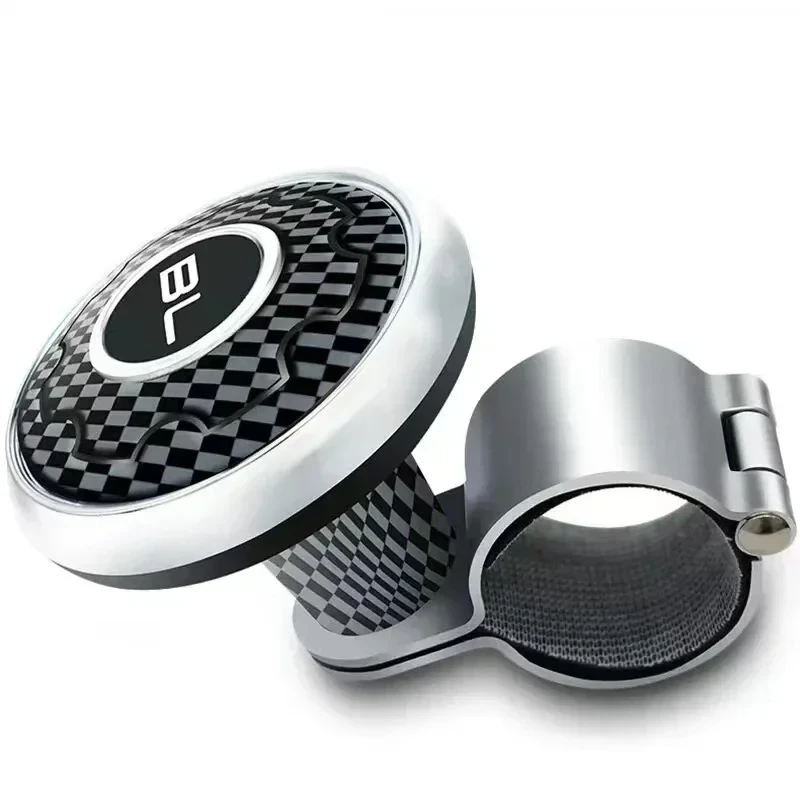 360 °   Perilla giratoria para volante de rotación, mango de refuerzo Universal para coches/semitaminhões/carreteros elevadores, accesorio esencial para automóvil