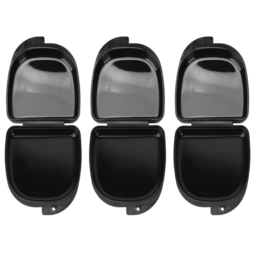 Convenient Compact Dental Retainer Case Travel Durable Mouth Guard Case Ventilated Lid Denture Box Home Storage