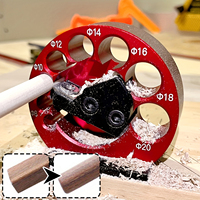 8-Holes Adjustable Dowel Maker Jig Set 8-20mm Electric Drill Milling Dowel Round Rod Auxiliary Tool Dowel Maker Jig For Wood