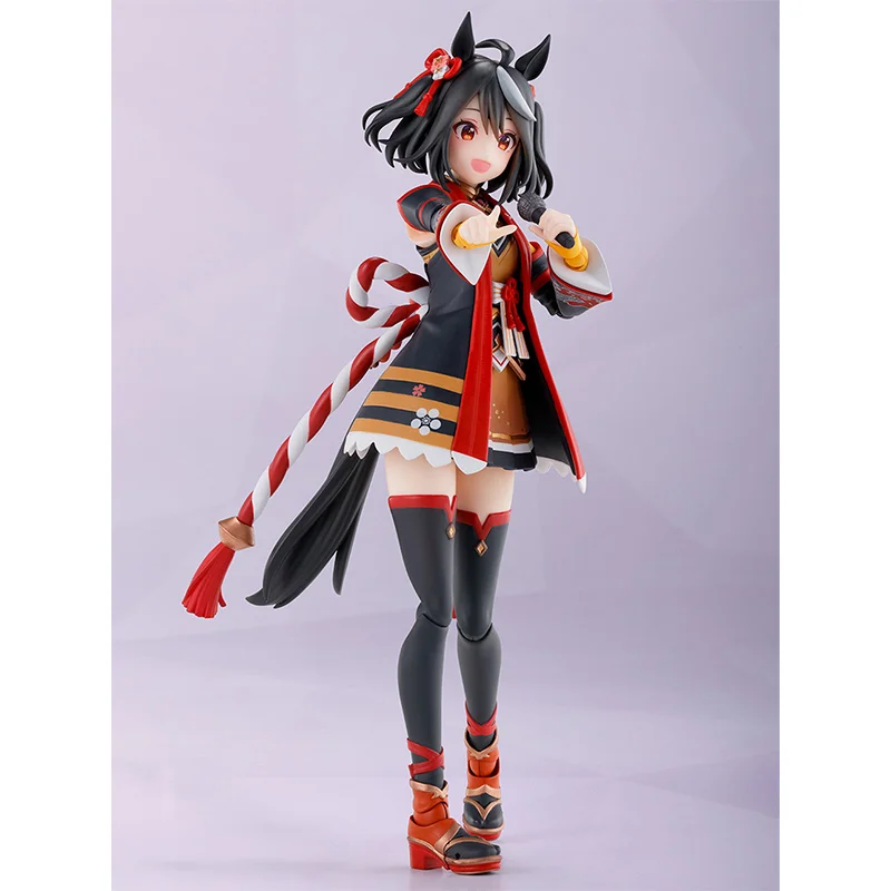 Original Bandai S.H.Figuarts Uma Musume Pretty Derby Kitasan Black Anime Figure Action Model Collecitble Toys Gift