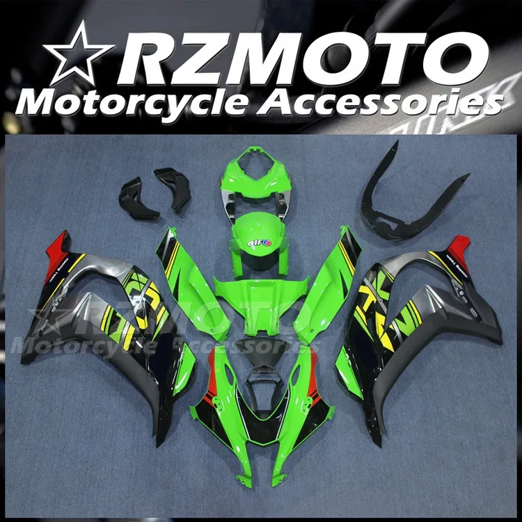 

Комплект обтекателей для мотоцикла из АБС-пластика, 4 подарка, подходит для Kawasaki ZX10R 2016 2017 2018 2019 16 17 18 19, кузов под заказ, зеленый, желтый