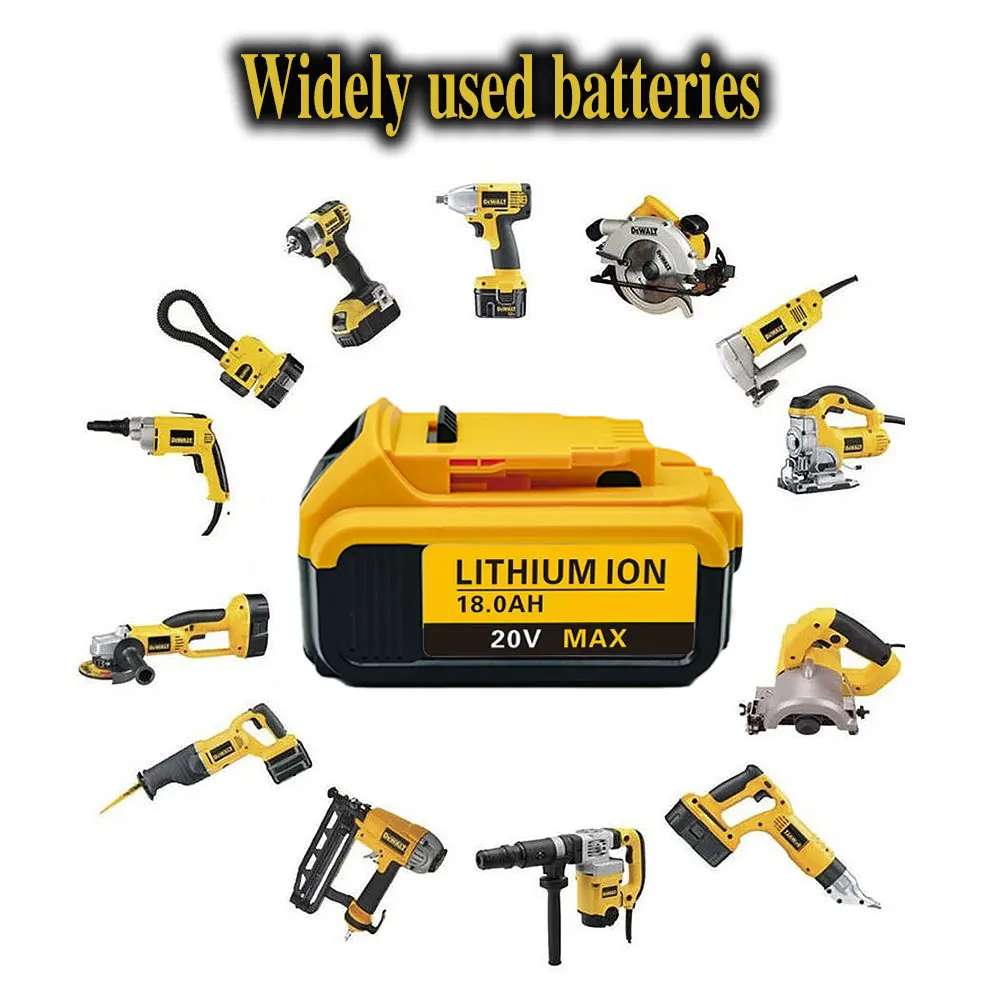 A new rechargeable lithium battery for the DEWALT10c power tool, DCB200，20V，18V，12Ah， Compatible with Dewalt power tools