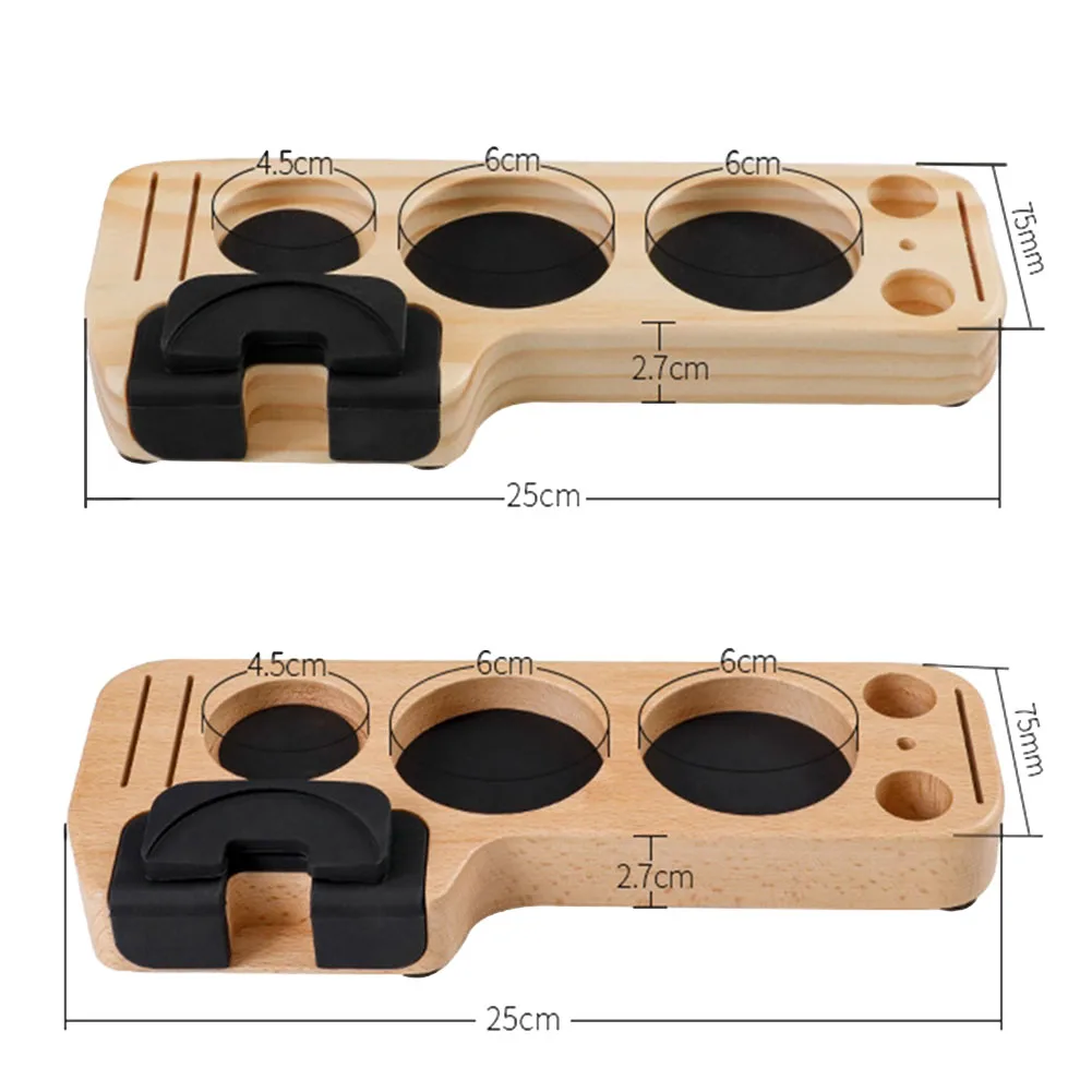 

Tamper Holder Coffee Tamper Holder 25x7.5x2.5cm 5 In 1 For Coffee Machines Practical To Use Excellent Service Life