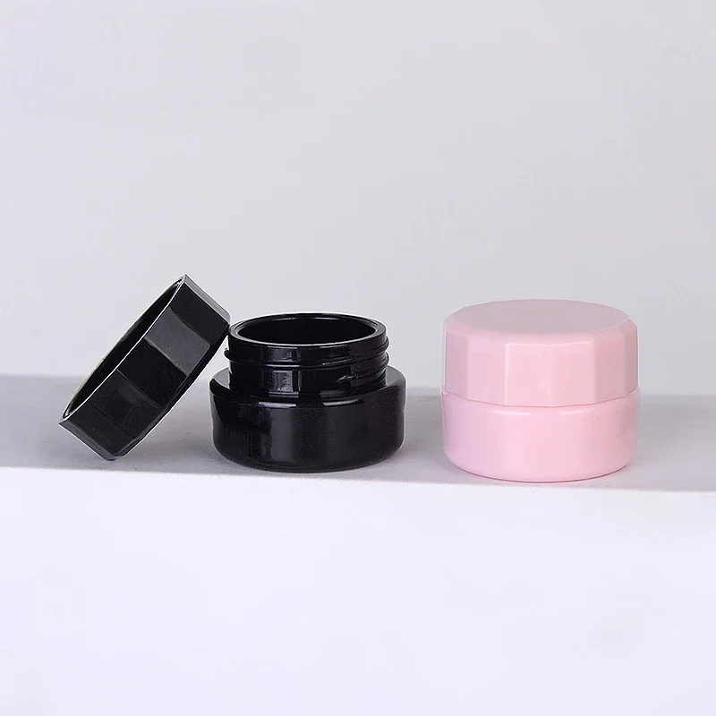Maßgefertigte 5g Nagelglitzer-Pailletten-Box, Leere Plastik-Cremetiegel 5ml, Mini-Probenbehälter für Kosmetikverpackungen – Detail 6
