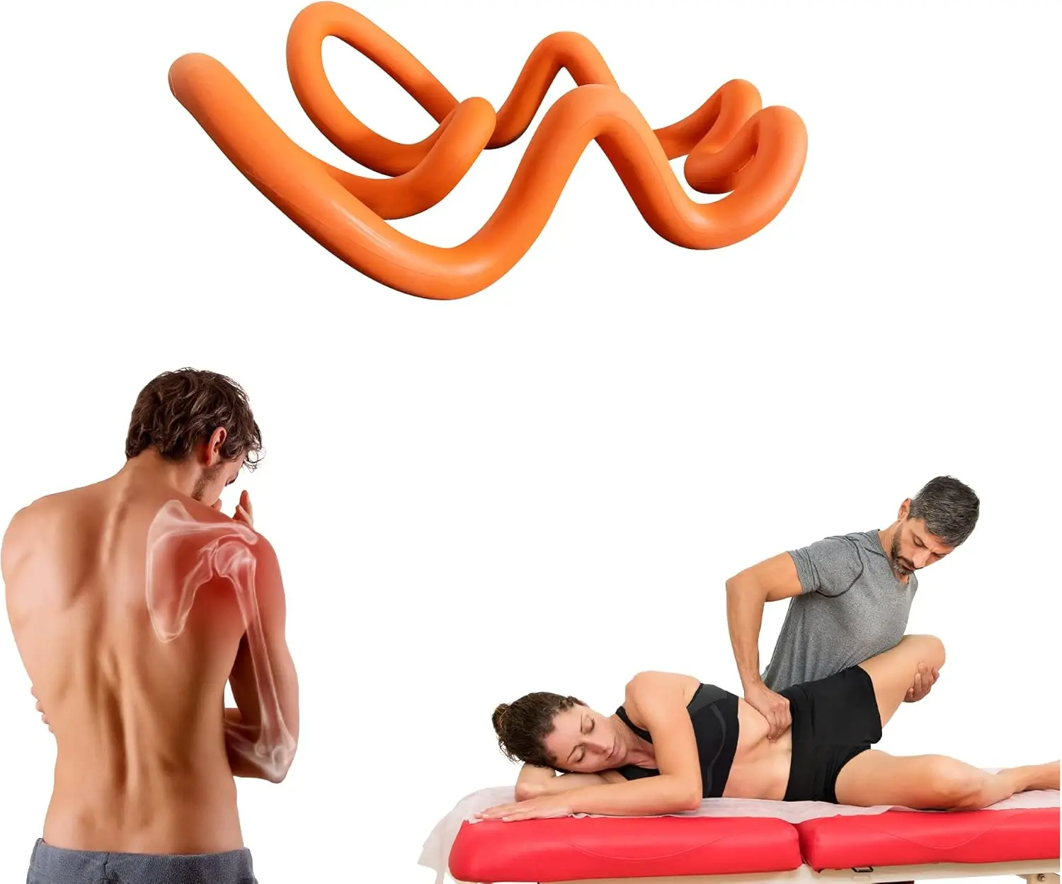 

Deep Trigger Point Myofascial Release Tool for Back, Shoulder & Hip Pain Relief - Professional Massager