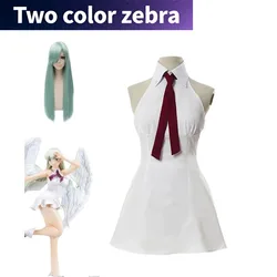 Anime The Seven Deadly Sins Wrath of The Gods Cosplay Costume Elizabeth Liones Women White Sleeveless Dress Halloween Outfit