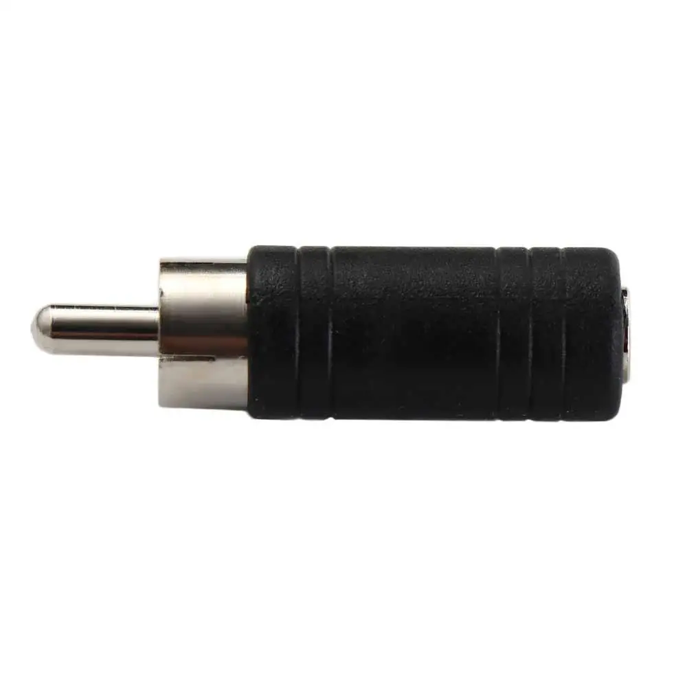 Terminal Plug Terminal Plug Black Red Converter Connector RCA Male Plug Audio Adapter RCA to 3.5mm Adapter 3.5mm Female Jack