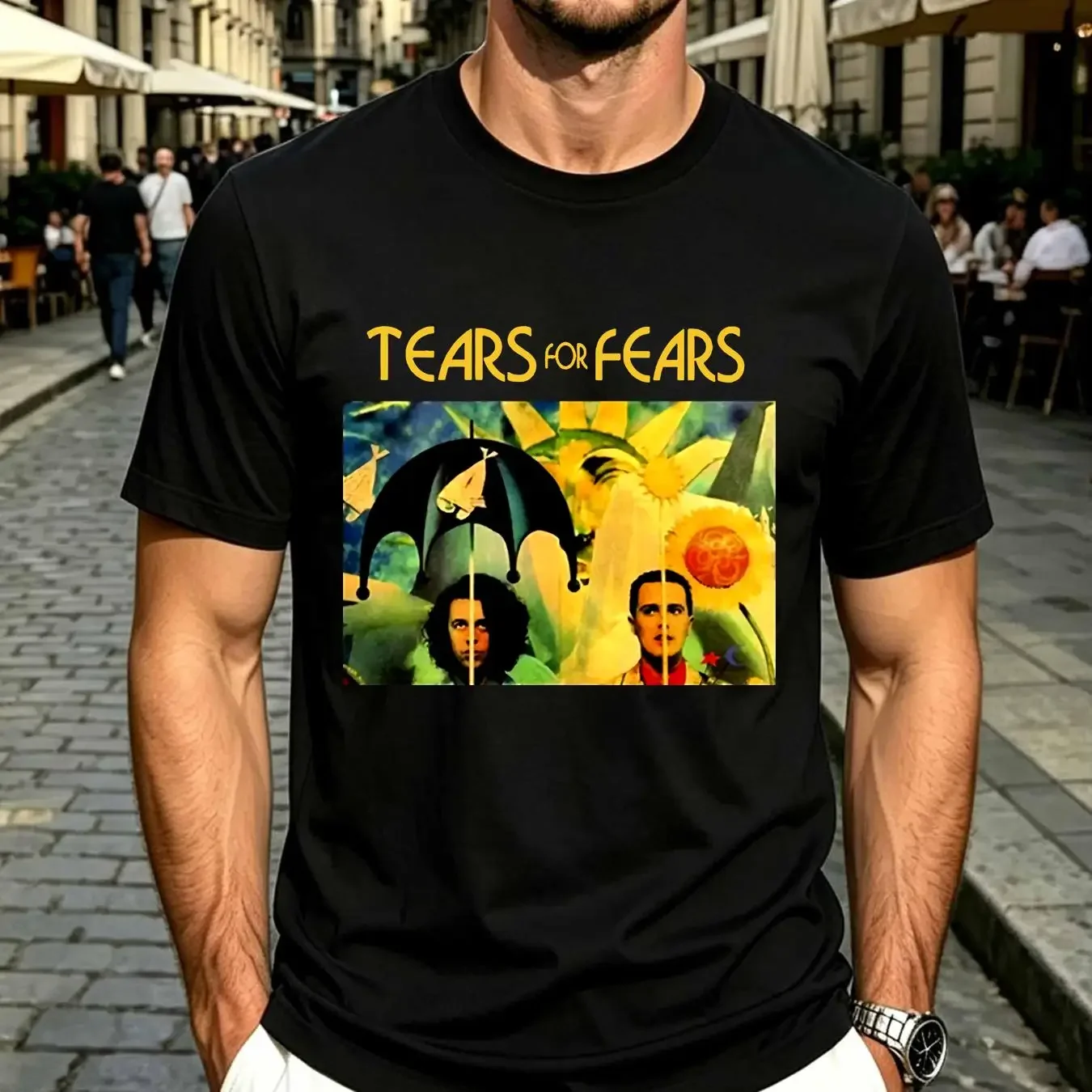 washed T Shirt Tears For Fears new wave Men  All Size S 5XL LLL371 vintage Washed Soft Top For Everyday Wear Versatile