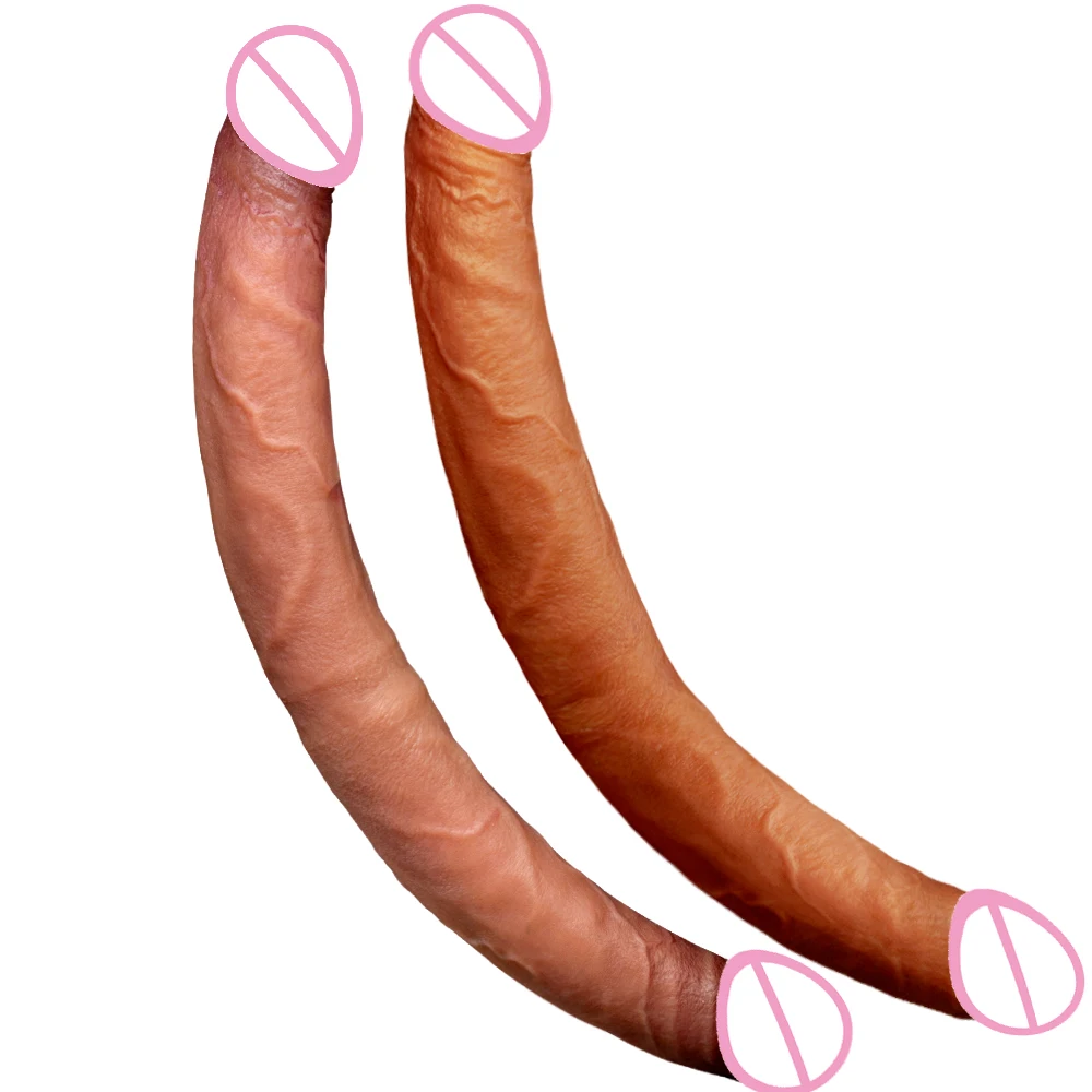 40 سنتيمتر قضبان اصطناعية مزدوجة مزدوجة اختراق المهبل والشرج واقعية القضيب المثيرة القضيب الجنس لعب للنساء الاستمناء #4